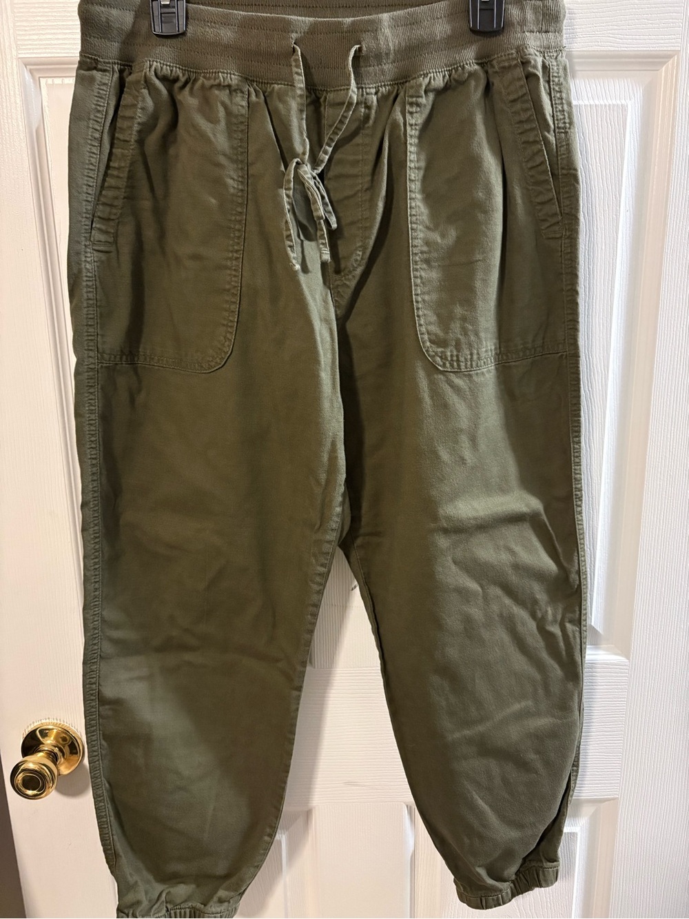 GAP Olive Drawstring Joggers